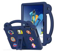 Case for Lenovo Tab M8 4th Generation Cover, TB-300FU, Lenovo M8 4th Tablet Case 8 Inch for Kids Full Protective Cover with Handle Stand Lightweight Shockproof Cute Panda Cover Navy Blue
