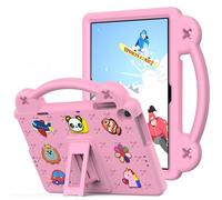 Case for Lenovo Tab M8 4th Generation Cover, TB-300FU, Lenovo M8 4th Tablet Case 8 Inch for Kids Full Protective Cover with Handle Stand Lightweight Shockproof Cute Panda Cover Pink