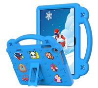 Case for Lenovo Tab M8 4th Generation Cover, TB-300FU, Lenovo M8 4th Tablet Case 8 Inch for Kids Full Protective Cover with Handle Stand Lightweight Shockproof Cute Panda Cover Blue