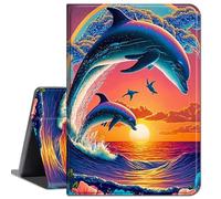 Case for Lenovo Tab M8 TB-8505F,Slim Lightweight Smart Shell Stand Cover with Auto Wake/Sleep Case for Lenovo Tab M8 FHD TB-8705F / TB-8705N / Tab M8 HD TB-8505F,Dolphins in The Sunset