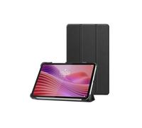 Case for Lenovo Tab One 2025 TB305FU 8.7 Inch Android Tablet,WUNIAK PU Leather Stand Cover Ultra Lightweight Slim Shell Stand Cover with Pen Slot Design,Black