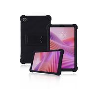 Case for Lenovo Tab One 8.7 Inch 2025 Latest, yystao Kids Soft Silicone Tablet Case Compatible with Lenovo Tab K9, Adjustable Stand (Black)