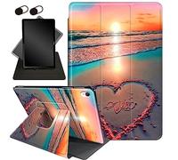 Case for Lenovo Tab P11 2020 (TB-J606F)&Tab P11 Plus 2021 (TB-J616F/J607F),360 Degree Rotating Stand Smart Protective Cover Case,for Lenovo Tab P11 Tab P11 Plus 11 Inch,Gold Orange Sand Sunset