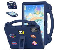 Case for Lenovo Tab P11 / P11 Plus 11 Inch 2021 (TB-J606/TB-J607/TB-J616) Kids Friendly, Handle with Stand, Cute DIY Cartoon, EVA Foam Lightweight Shockproof Tablet Cover, Navy