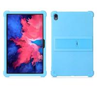 Case for Lenovo Tab P11 / P11 Plus 11 Inch 2021 (TB-J606/TB-J607/TB-J616) Tablet Case, Kids Friendly Soft Silicone Adjustable Stand Cover for K11 Pro 5G TB-J607Z Case with PC Stand (Sky Blue)
