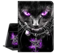 Case for Lenovo Tab P11 Plus 2021 TB-J616F & Tab P11 TB-J606F 11.0 inch,Slim Soft Shockproof TPU Silicone Protective Back Shell Case for Lenovo Tab P11 /P11+ 11",Purple Eyed Cat