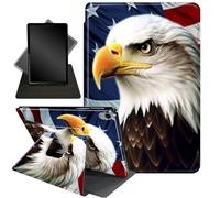Case for Lenovo Tab P11 Plus Case 2021 (TB-J616F / J616X), 360 Degree Rotating Folding Stand,with Auto Sleep/Wake Case for Lenovo Tab P11 11” 2020 (TB-J606F TB-J606X),American Flag/Eagles