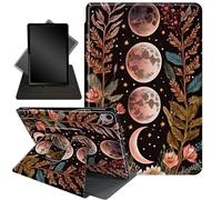 Case for Lenovo Tab P11 Plus Case 2021 (TB-J616F / J616X), 360 Degree Rotating Folding Stand,with Auto Sleep/Wake Case for Lenovo Tab P11 11” 2020 (TB-J606F TB-J606X),Crescent Pink Flower
