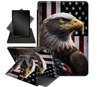 Case for Lenovo Tab P11 Plus Case 2021 (TB-J616F / J616X), 360 Degree Rotating Folding Stand,with Auto Sleep/Wake Case for Lenovo Tab P11 11” 2020 (TB-J606F TB-J606X),American Flag Eagles