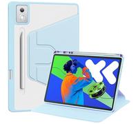Case for Lenovo Tab P12 2023 (TB-370FU/TB-371FU) 12.7 inch, with S Pen Holder, 360 Rotatable Smart Flip Cover, Slim-Fit Tablet Cover Case Auto Sleep/Wake