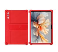 Case for Lenovo Yoga Pad Pro AI 12.7" TB520FU / Yoga Tab Plus 12.7 inch Tablet with PC Kickstand, Soft Silicone, Washable, Thickened Corner Shockproof Case, Red