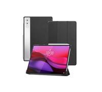 Case for Lenovo Yoga Tab Plus Premium AI-Powered Tablet 12.7 Inch 2025 New,Hard PC and Premium PU Stand Cover Ultra Lightweight Slim Shell Stand Cover for Yoga Tab Plus,Black