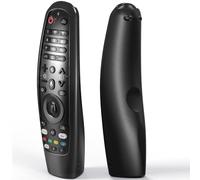 Case for LG Magic Remote Control, Cover for LG MR20GA MR19BA MR18BA MR650A MR600 AKB75855501 Remotes Silicone Skin Sleeve Glow in The Dark Black