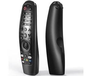 Case for LG Magic Remote Control, Cover for LG MR20GA MR19BA MR18BA MR650A MR600 AKB75855501 Remotes Silicone Skin Sleeve Glow in The Dark Black