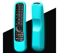 Case for LG Magic Remote MR23GN 2021-2024, Cover for LG Remote MR22GA MR22GN MR23GA MR24GN Silicone Skin Sleeve Glow in The Dark Blue