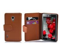 Case for LG OPTIMUS L7 II Protection Wallet Phone Cover Book Magnetic