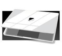 Case for MacBook Neo 13 inch with A18 Pro chip Model A3404 Release 2026, Glossy Crystal Hard Shell Cover + Microfiber Cleaning Cloth, Transparent