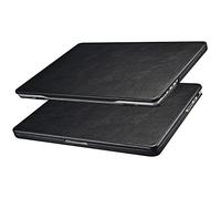 Case for Macbook Pro 16 2026-2021 M5 M4 M3 M2 M1 Pro/Max A3429 A3428 A3403 A3186 A2991 A2780 A2485, ICARER Premium Leather Ultra Slim Protective Case Cover Shell for Macbook Pro 16 (Black)