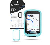 Case for Magene C506/Magene C506SE Bike Computer, yystao Silicone Protective Case Comes with 1 PET soft films, Shockproof, Water Resistant, Dust-Resistant, Green