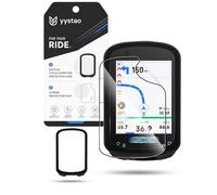 Case for Magene C506/Magene C506SE Bike Computer, yystao Silicone Protective Case Comes with 1 PET soft films, Shockproof, Water Resistant, Dust-Resistant, Black