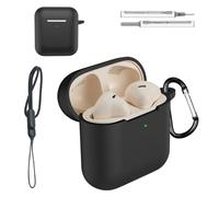 Case for Marshall Minor IV 2025- Liquid Silicone Full-Body Protective Cover,Compatible with Wired & Wireless Charging,Anti-Fingerprint,Dustproof,Shockproof,Skin-Friendly Texture(Black)