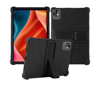 Case for MENTUME K50 Android 15 Tablet 10 inch,Soft Silicone Protector Cover,Kids Friendly,Adjustable Stand Tablet Cover,4 Corners Thicken Shockproof,Black