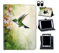 Case for Metro by T-Mobile Alcatel Joy Tab 2 8.0 Inch Tablet 2020(Model 9032Z),360 Degree Rotating Stand and Magnetic Closure Case for 8" TCL Tab 8 /Alcatel Joy Tab 2 Tablet,Hummingbirds Gather Honey