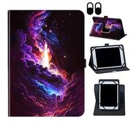 Case for Metro by T-Mobile Alcatel Joy Tab 2 8.0 Inch Tablet 2020(Model 9032Z),360 Degree Rotating Stand and Magnetic Closure Case for 8" TCL Tab 8 /Alcatel Joy Tab 2 Tablet,Cosmic Starry Sky