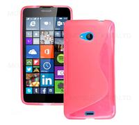 Case For Microsoft Lumia 540, TPU Silicone Gel Soft Shockproof Slim Protective Flexible Durable Phone Cover for Microsoft Lumia 540 - Pink S Line