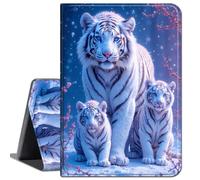 Case for Microsoft Surface Go 3 2021 10.5"/Surface Go 2 2020 10.4"/Surface Go 10" 2018,Slim Soft Shockproof TPU Silicone Protective Back Shell Case,Three Cute Tiger