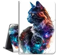 Case for Microsoft Surface Go 4 2023 / Go 3 2021 / Go 2 2020 / Surface Go 2018 10-inch Tablet,Slim Lightweight Smart Shell Stand Cover with Auto Wake/Sleep,Cute Black Cat