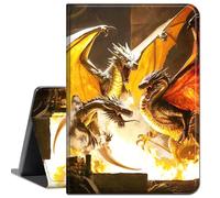 Case for Microsoft Surface Go 4 (2023)/Surface Go 3 (2021)/ Surface Go 2 (2020), Surface Go (2018),Slim Soft Shockproof TPU Silicone Protective Back Shell Case,Cute Three Dragon