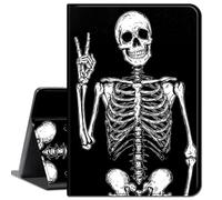 Case for Microsoft Surface Go 4 (2023)/Surface Go 3 (2021)/ Surface Go 2 (2020), Surface Go (2018),Slim Soft Shockproof TPU Silicone Protective Back Shell Case,Black White Human Skeleton