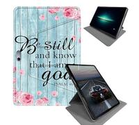 Case for Microsoft Surface Pro 4/5/6/7 12.3 inch-360 Rotating Stand Folding Protective Cover with Auto Sleep/Wake,Psalm 46-10 Be Still