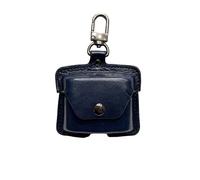 Case for Moondrop Space Travel 2 Earphone, FJIASTB Leather Texture Shockproof Protective Cover for Moondrop Earbuds (Blue)