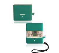 Case for Moondrop Space Travel 2 Ultra Wireless Earbuds, yystao Soft Silicone Protective Cover compatible with Moondrop Space Travel 2 Ultra, With Lanyard, Dustproof, Shockproof & Durable, Green