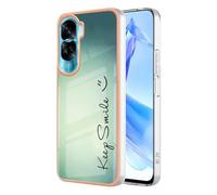 Case for MOTO Edge 50 Ultra, Shockproof Glossy MOTO Edge 50 Ultra Anti-Slip Slim Hard Shell Bumper Marble Case Silicone Drop Protective Girls Women for MOTO Edge 50 Ultra,smile