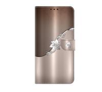 Case for Motorola Moto G85, Magnetic Protective Painted PU Leather Shockproof Wallet Stand Foldable Flip Cover with Stand Card Holders for Motorola Moto G85,One flower