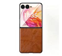 Case for Motorola Razr+ 2025, Slim Leather Shockproof Protective Cover