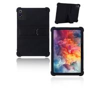 Case for MUISOO A10 10 Zoll Android 14 Tablet, yystao Kids Skin-Friendly Soft Silicone Protective Cover compatible with MUISOO Tablet A10, Adjustable Stand (Black)