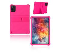 Case for MUISOO A10 10 Zoll Android 14 Tablet, yystao Kids Skin-Friendly Soft Silicone Protective Cover compatible with MUISOO Tablet A10, Adjustable Stand (Rose)