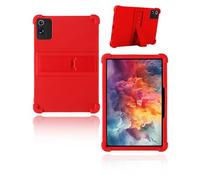 Case for MUISOO A10 10 Zoll Android 14 Tablet, yystao Kids Skin-Friendly Soft Silicone Protective Cover compatible with MUISOO Tablet A10, Adjustable Stand (Red)