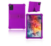 Case for MUISOO A10 10 Zoll Android 14 Tablet, yystao Kids Skin-Friendly Soft Silicone Protective Cover compatible with MUISOO Tablet A10, Adjustable Stand (Purple)