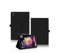 Case for MUISOO MISKB100477 Tablet 10 Inch, yystao PU leather Protective Cover Compatible with MUISOO Tablet MISKB100477 10 inch - Hand-strap design, Skin-textured full wrap design, Black