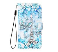 Case for Natural Ai Phone, Flip Wallet Phone Case Colour Pattern Shockproof PU Leather Protective Cover with Magnetic Clasp Kickstand Card Slots Holder for Natural Ai Phone, Tower