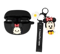 Case for New Bose Ultra Open Earbuds(2024), XMBYGY Silicone Charging Cute Case Shockproof Protective Cover with Cartoon Doll Anti-Lost Lanyard for Man Woman (MIN)