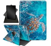 Case for New iPad 10th Generation Case 2022,for iPad 10.9 Case,360 Degree Swiveling Stand Protective Cover with Auto Sleep/Wake,for iPad 10th Gen 2022 Released,Blue Ocean Sea Turtle