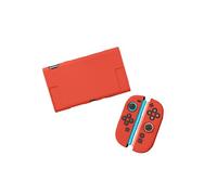 Case for Nintendo Switch 2, yystao TPU Protective Frosted Cover Compatible with Nintendo Switch 2, Matte Finish Split Protective Case, Dock-Compatible, Red