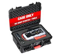 Case for NOCO Boost X GBX75 GB70 - Waterproof Carrying Case with Custom Foam for 2000A/2500A UltraSafe Jump Starter Charger Cables Accessories | Portable Storage Box for Emergency Travel & Road Trips