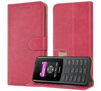 Case for Nokia 105 4G 2023, Leather Wallet Phone Case, Magnetic Book Flip Folio Cover [RFID Protection & Card Slots] and [Kickstand] Case Cover for Nokia 105 4G 2023 - Pink